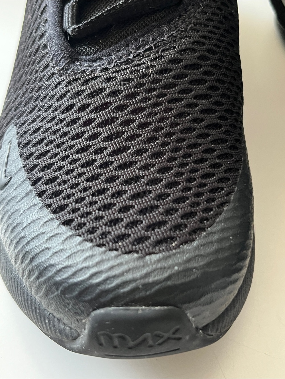 Nike Air Max Kids Black Mesh Air Cushion Sneakers - Picture 9 of 17